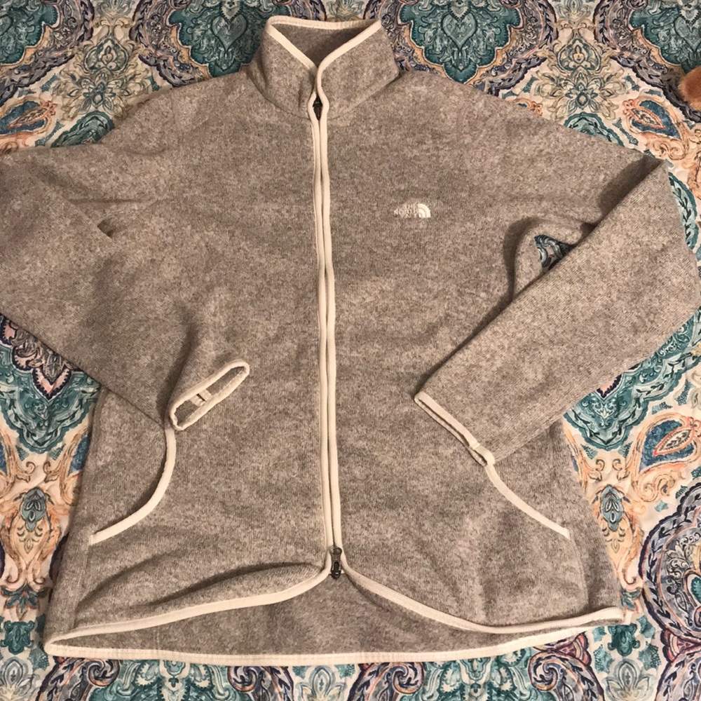 Cozy north face zip up